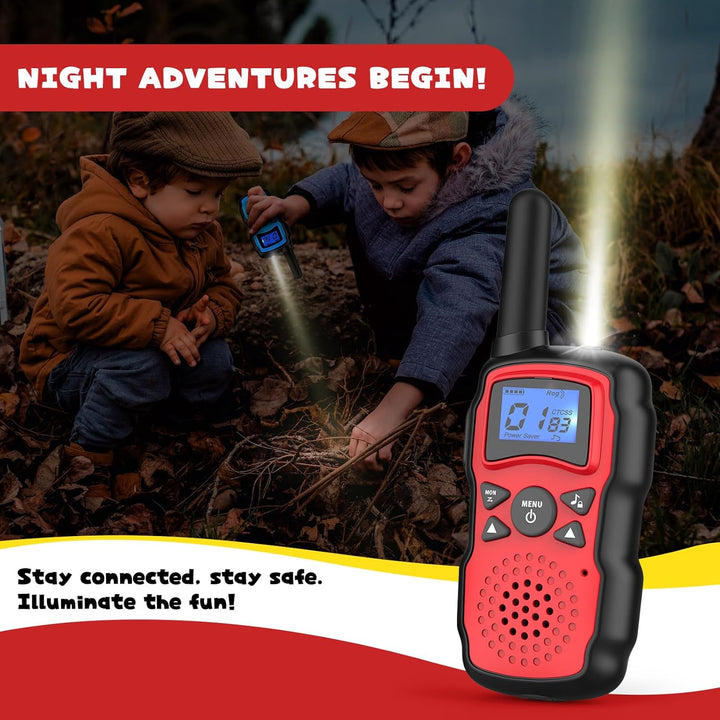 Wishouse Walkie Talkies para niños recargable