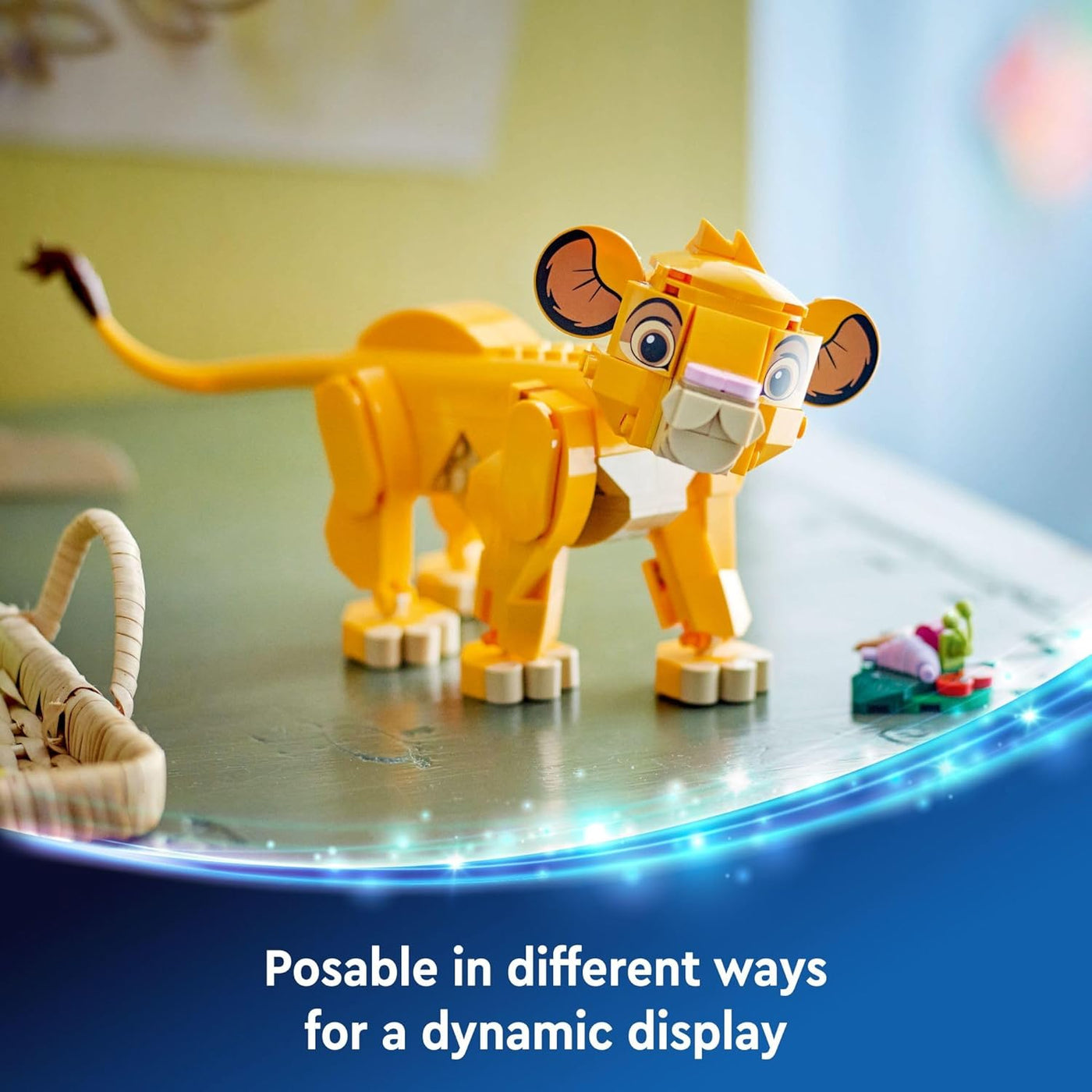 LEGO 43243 - Juguete de construcción Simba de El Rey León