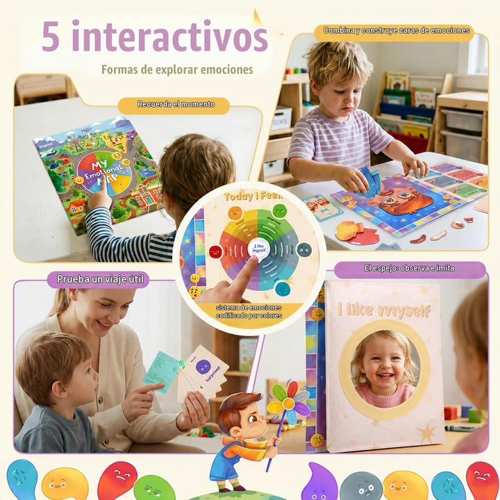 JoyCat Juegos de aprendizaje social emocional para niños de 3 a 5 a...