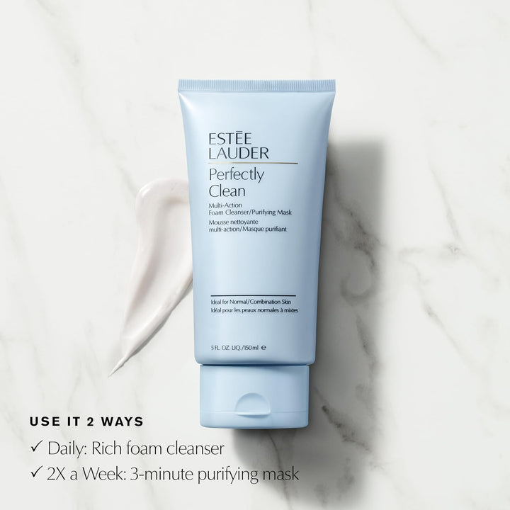 Estée Lauder Perfectly Clean - Limpiador facial espumoso multiacció...