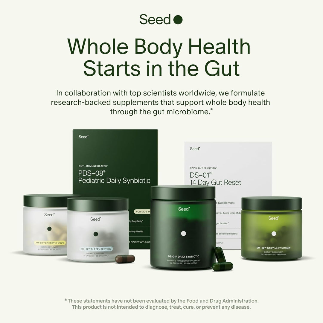 Seed DS-01 Daily Synbiotic Prebiótico y probiótico para