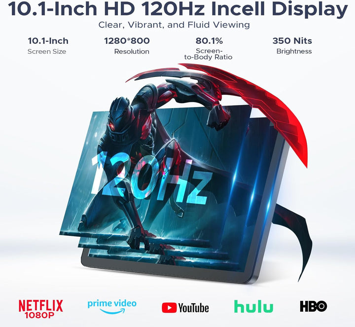 Luzglo P10 Pro Android 16 Tablet, Tabletas de 10 Pulgadas con Gemin...