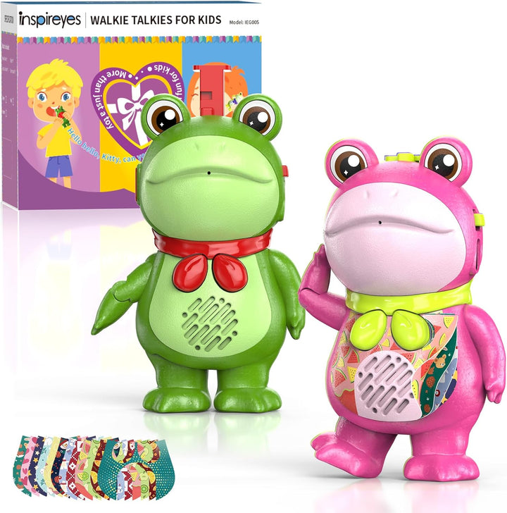 Inspireyes Walkie Talkies para niños, recargable, para acampar al a...