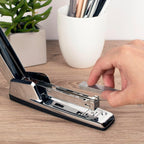 Swingline - Engrapadora, con capacidad para 30 hojas, engrapadora 747 de negocios, sin atascos, metálica, cromada plateada (74720)