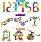 burgkidz Juego de construcción de tubos STEM: 188 piezas de coches de