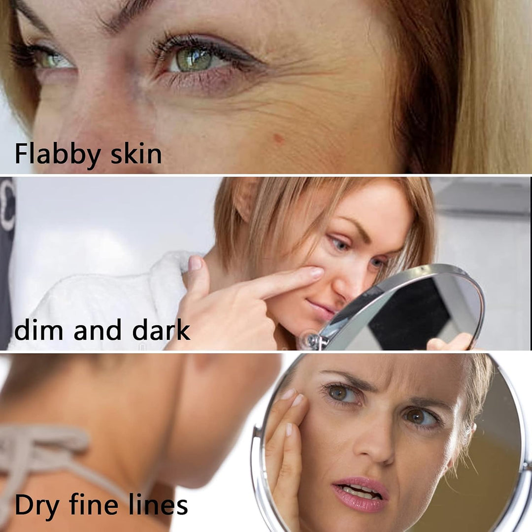 Jakuva Máscara facial de gel de oro de 24 quilates, parche facial d...