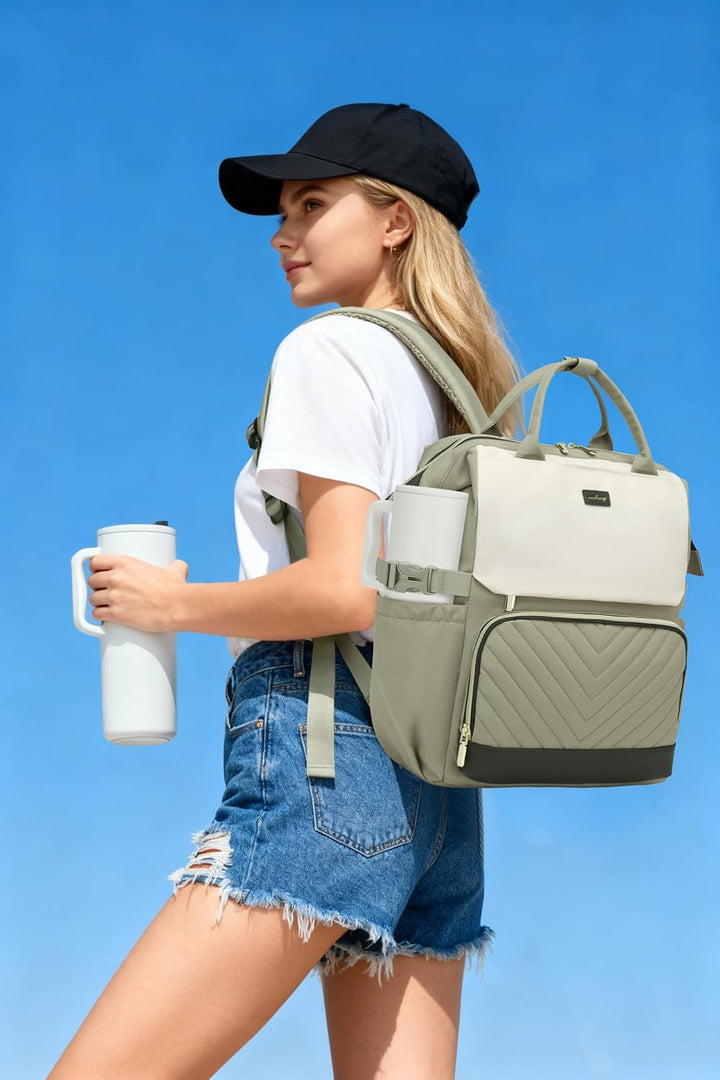 VANKANY Bolsa de libros para mujer, mochila para laptop, bolsas de...