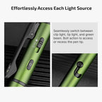 OLIGHT O'Pen 3 Pen Light, linterna EDC recargable USB-C, verde OD