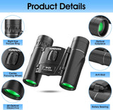 Mini prismáticos compactos para adultos y niños Binocular