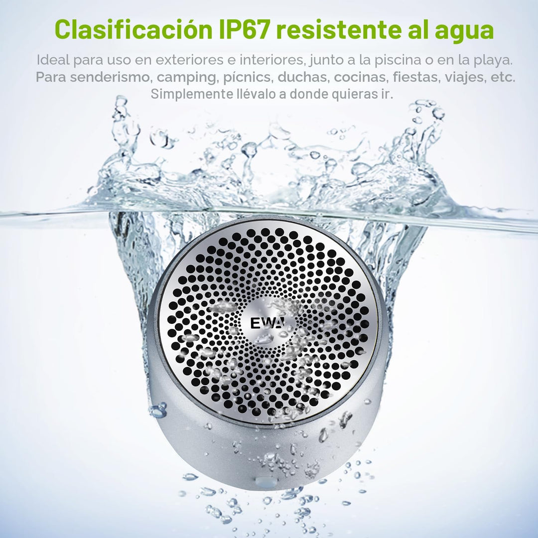 Estuche de viaje empaquetado, mini altavoz Bluetooth inalámbrico co...