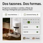 PETLIBRO Alimentador automático para gatos 2 gatos, registro de admisión de