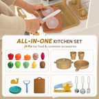 Juego de cocina con luces realistas, sonidos, juego de simulación