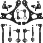 12 brazos de control delanteros inferiores con rótulas para Honda Civic 1.8L barras de acoplamiento exteriores interiores extremos de barra estabilizadora K620382 K620382 K620383 K500069 K50007070 12 PCS K807 69 K80768