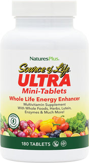 NaturesPlus Ultra Source of Life Multivitamínico - 180 mini-tableta...