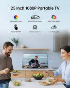 KTC 25 pulgadas MEGAPAD portátil TV tableta, monitor táctil inteligente FHD