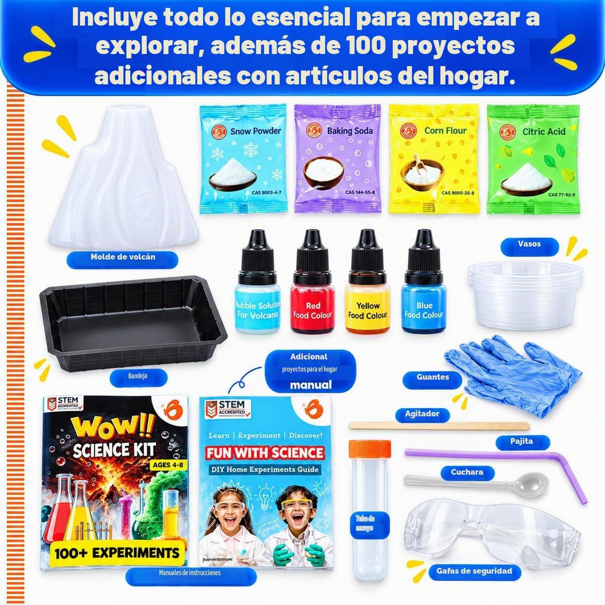 Butterfly EduFields Science Kits para Kids Ages 5-7 6-8 | 100+ Experiments