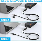 Zeroffi, J655-2402500D, hub USB 3.0 de 14 puertos, alimentado, adaptador 9V/2A