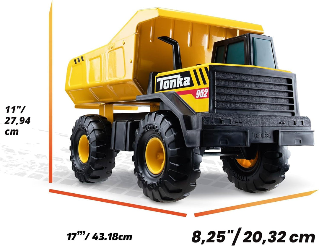 Tonka Steel Classics Mighty - Camión volquete fabricado con acero y...