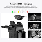 OLIGHT PL X GL - Paquete de luces tácticas recargables para montaje en riel con adhesivo de agarre, multicámara