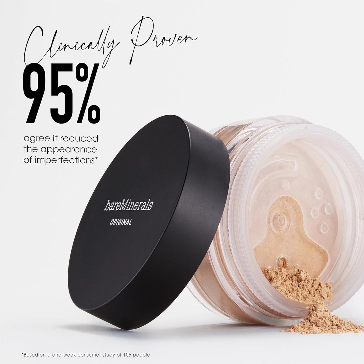 bareMinerals Base de maquillaje original en polvo suelto SPF 15, ma...