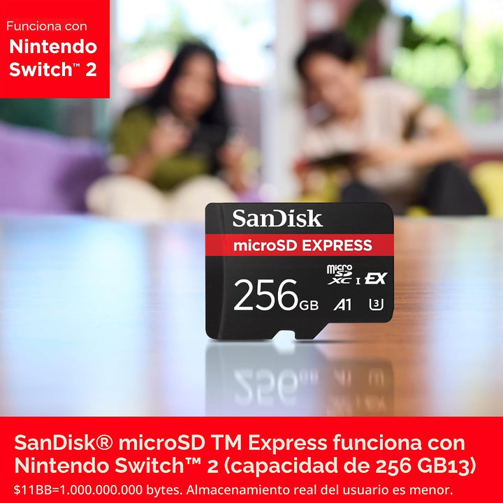 SanDisk Tarjeta microSD Express de 256 GB, funciona con Nintendo-Sw...
