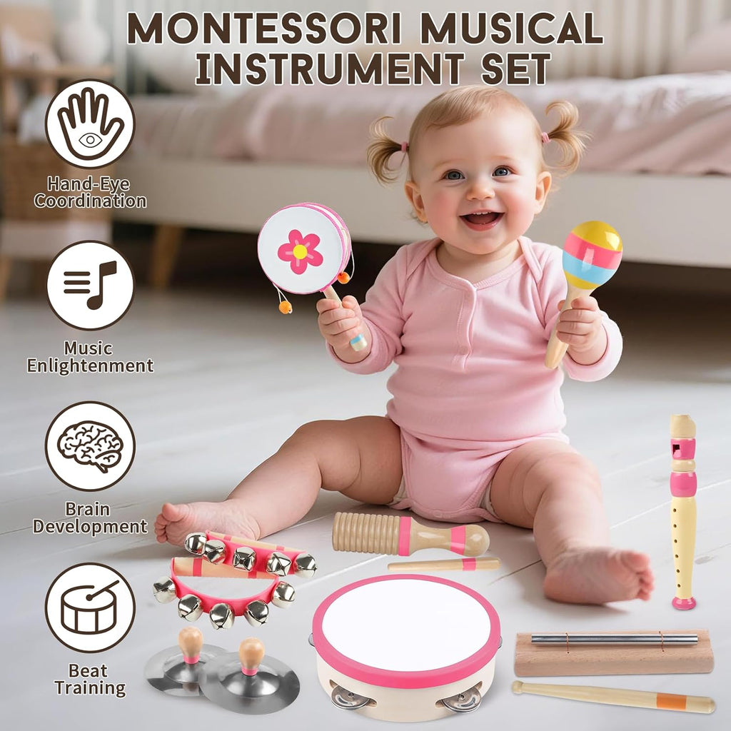 Instrumentos musicales para niños pequeños de 18 meses o más, juguetes de