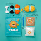 The Woobles Kit de ganchillo para principiantes (Sebastián el León)