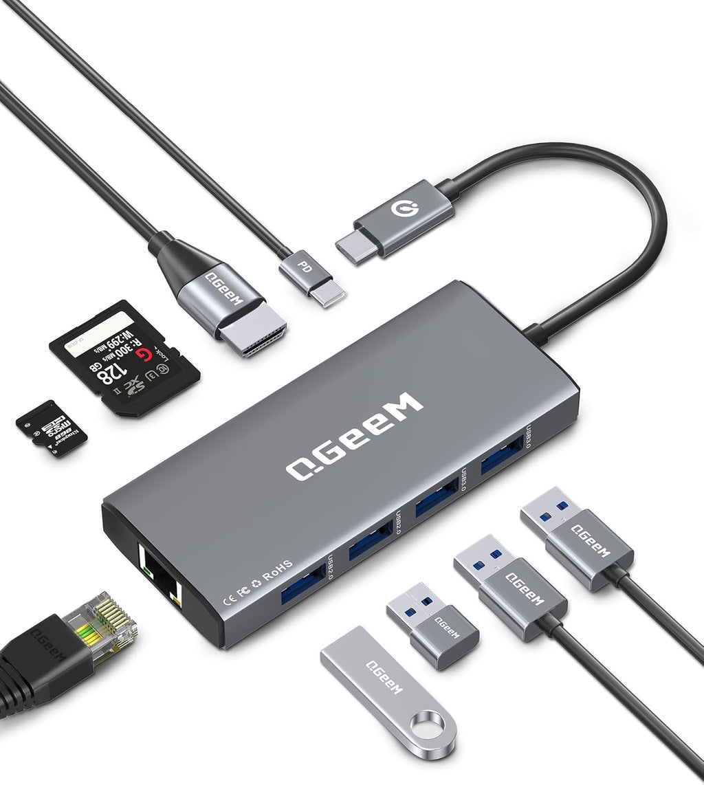 QGeeM, UCH092-1, hub USB 3.0