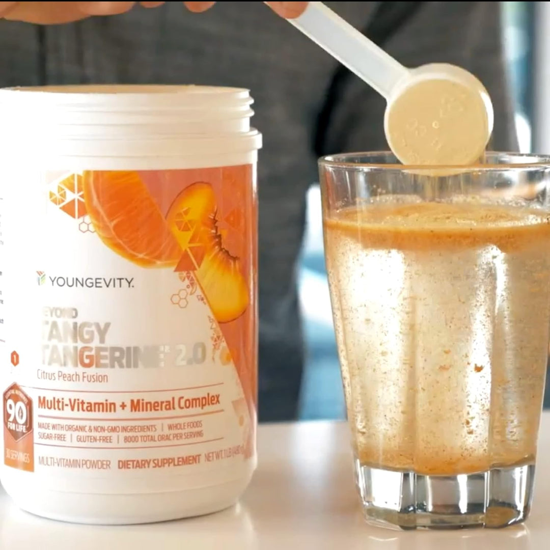 Youngevity Beyond Tangy Tangerine 2.0 Citrus Peach Ultimate Complej...