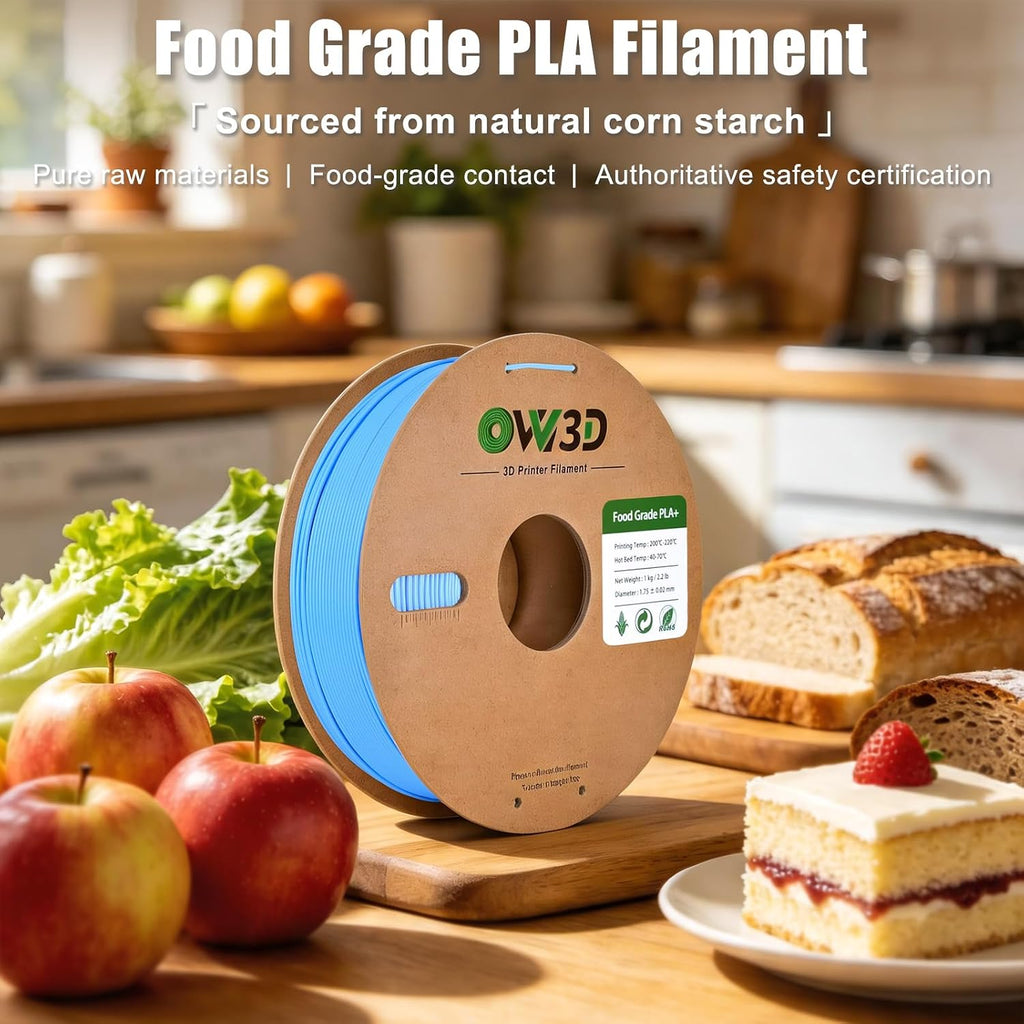 OVV3D Filamento PLA seguro para alimentos de 0.069 pulgadas (0.069...