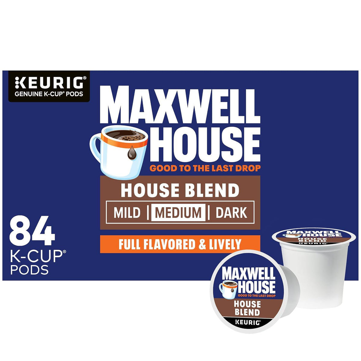 Maxwell House porciones individuales 84 tazas