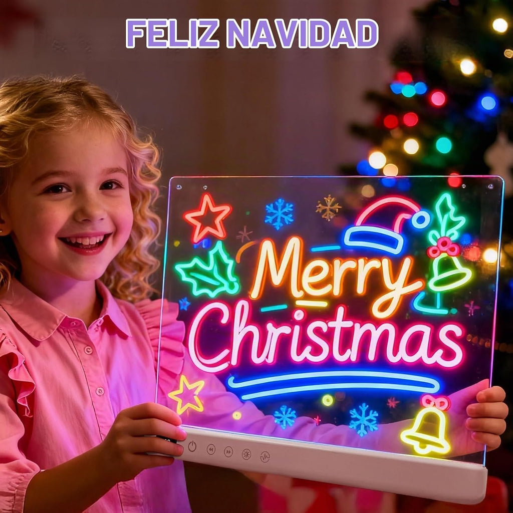 Cosmody Tablero de dibujo LED recargable, regalo para niños y niñas a