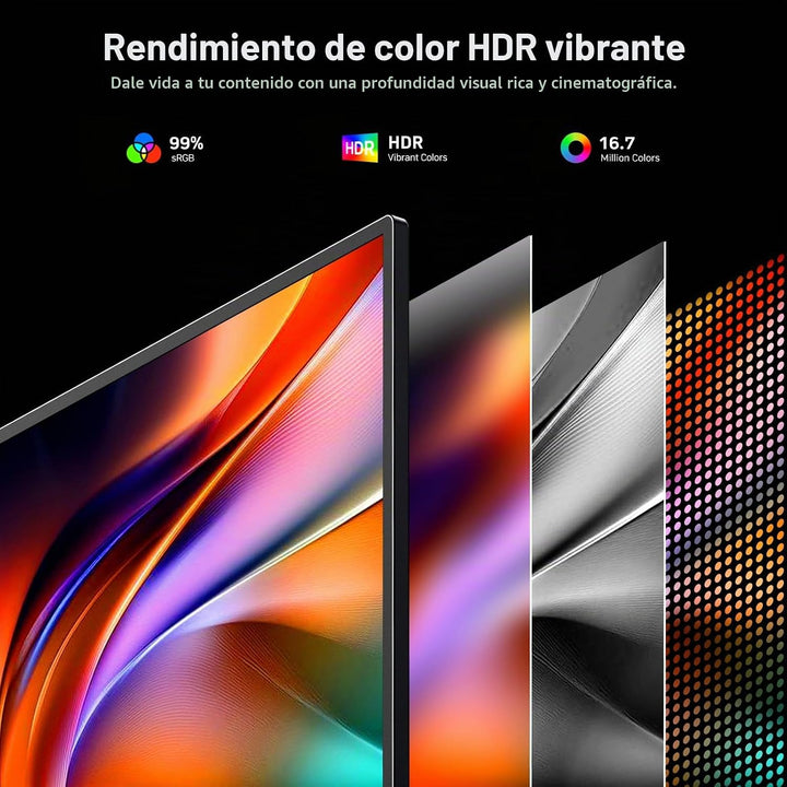 MNN Monitor portátil para juegos de 23.8" 100Hz FHD IPS USB-C H...