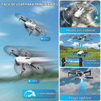 Drones con cámara para adultos 4K, dron GPS con retorno automático, sígueme, vuelo circular, vuelo de punto de referencia, flujo óptico, motor sin escobillas, transmisión 5G plegable FPV Quadcopter de