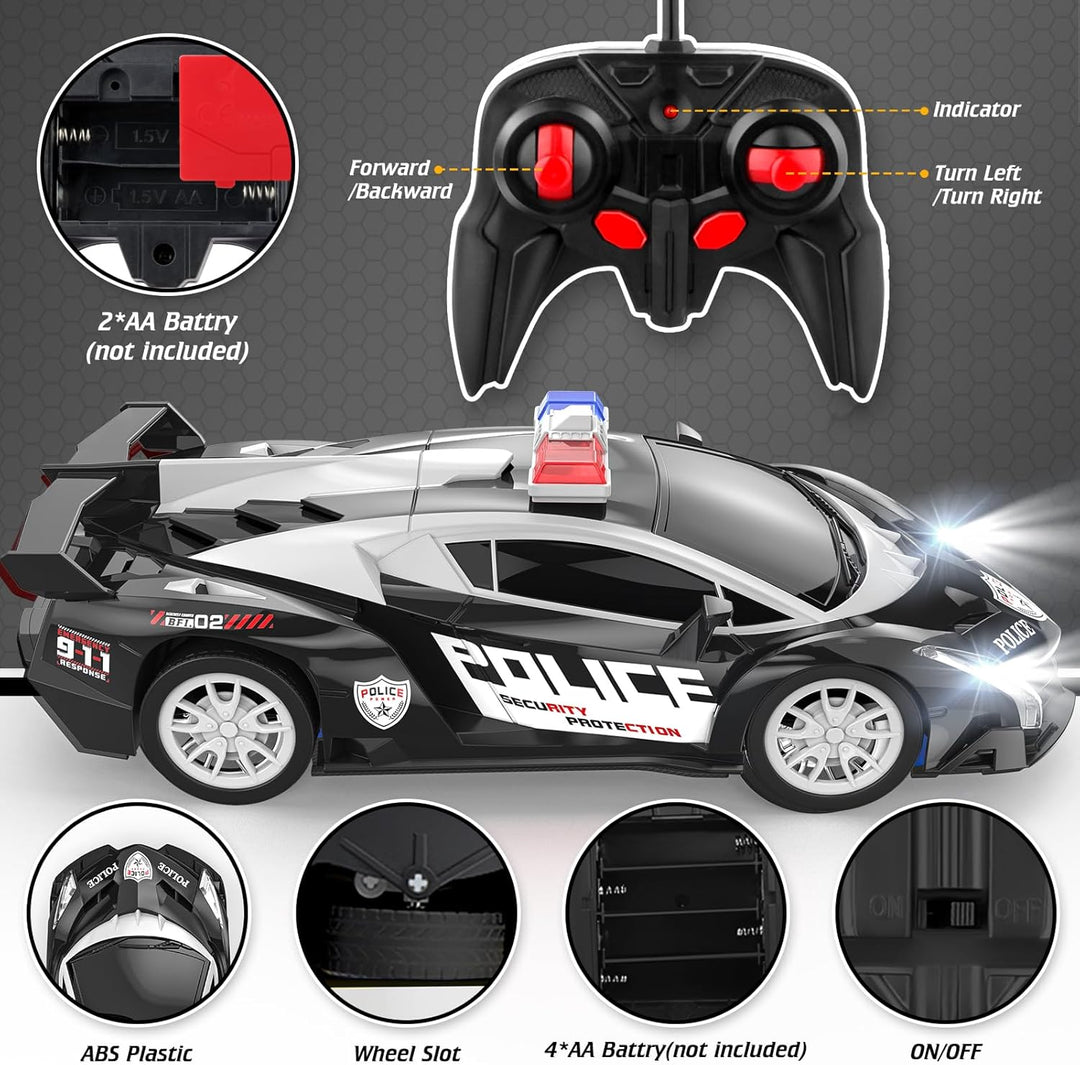 Growsland Coche de Control Remoto Coches RC para Niños 4-7 8-12, Ju...