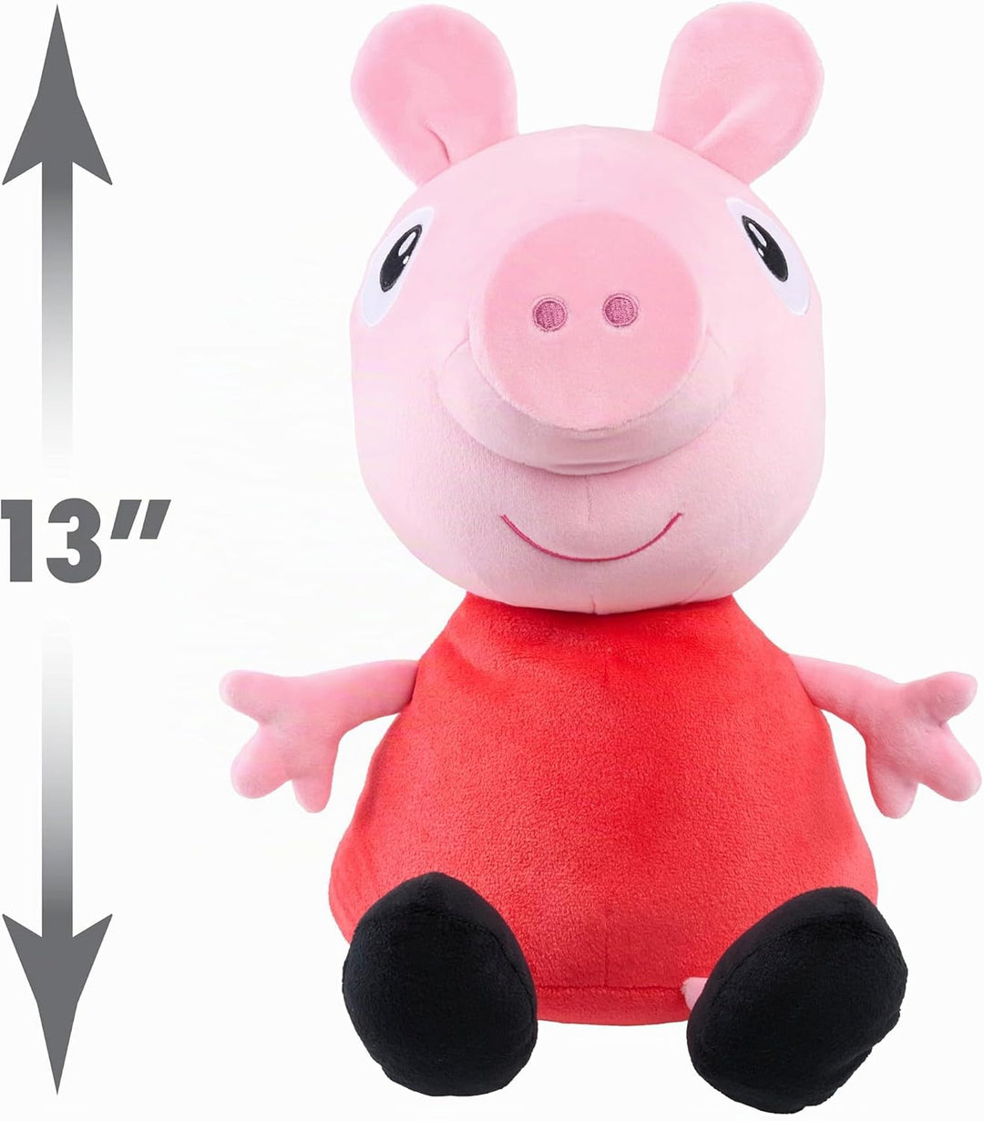 Peppa Pig - Peluche grande con peso de 2 libras, animal de peluche...