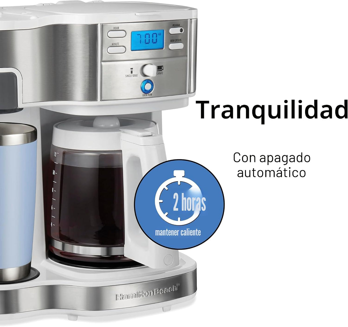 Hamilton Beach 2-Way Programmable Coffee Maker & Single Serve Coffee Maker