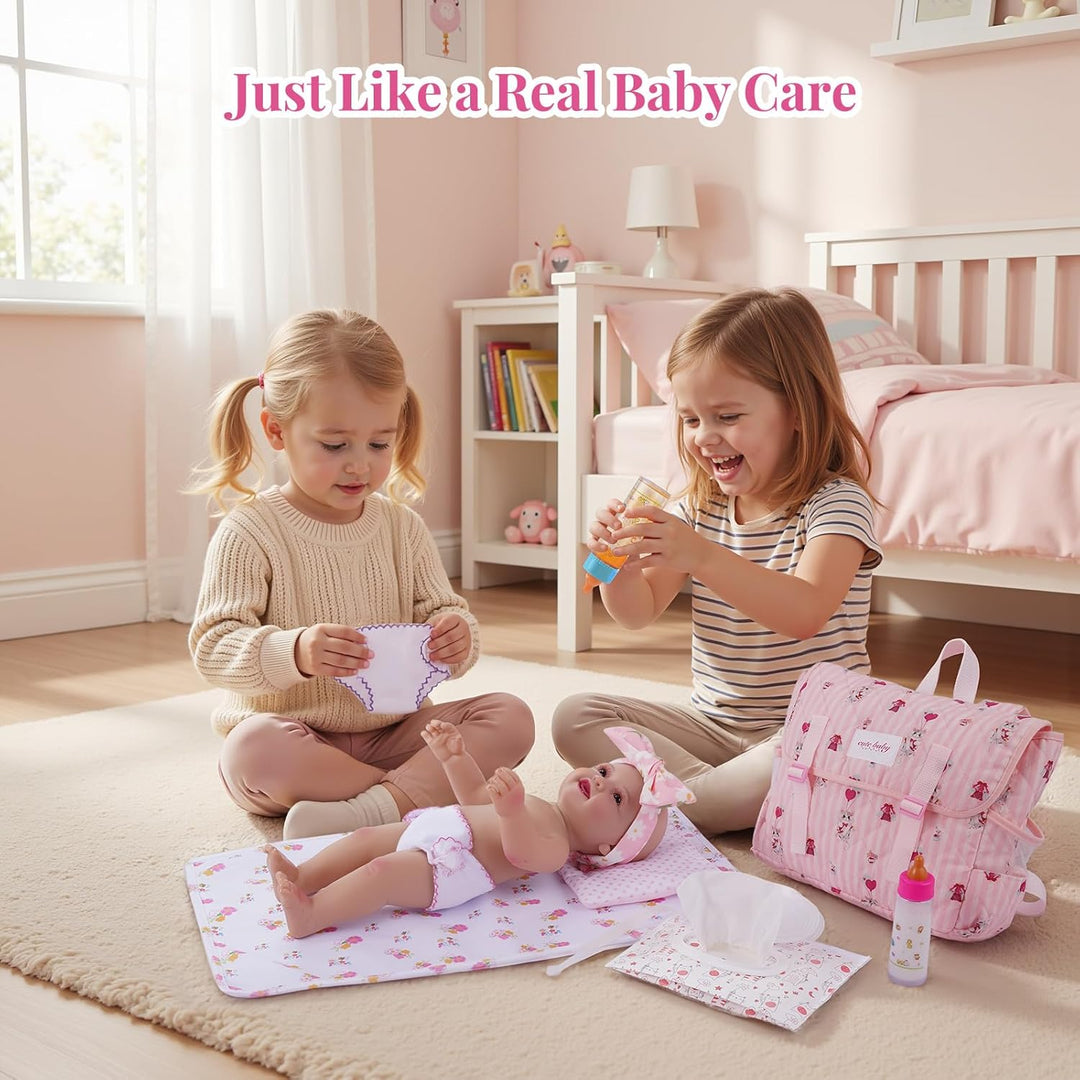 BABESIDE Juego de 14 accesorios para muñecas de bebé de 12 a 15 pul...