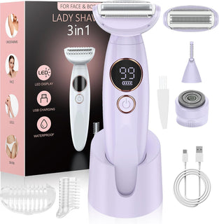 ANYLIV Recortadora de bikini 3 en 1 para mujer, maquinillas de afei...