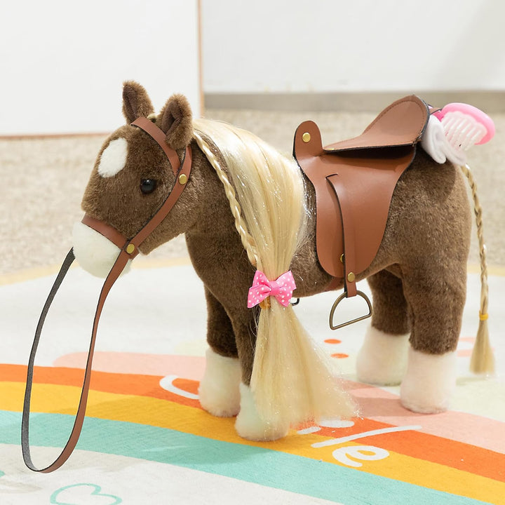 HollyHOME Animal de Peluche Caballo Lindo Poni de Peluche Juguetes...