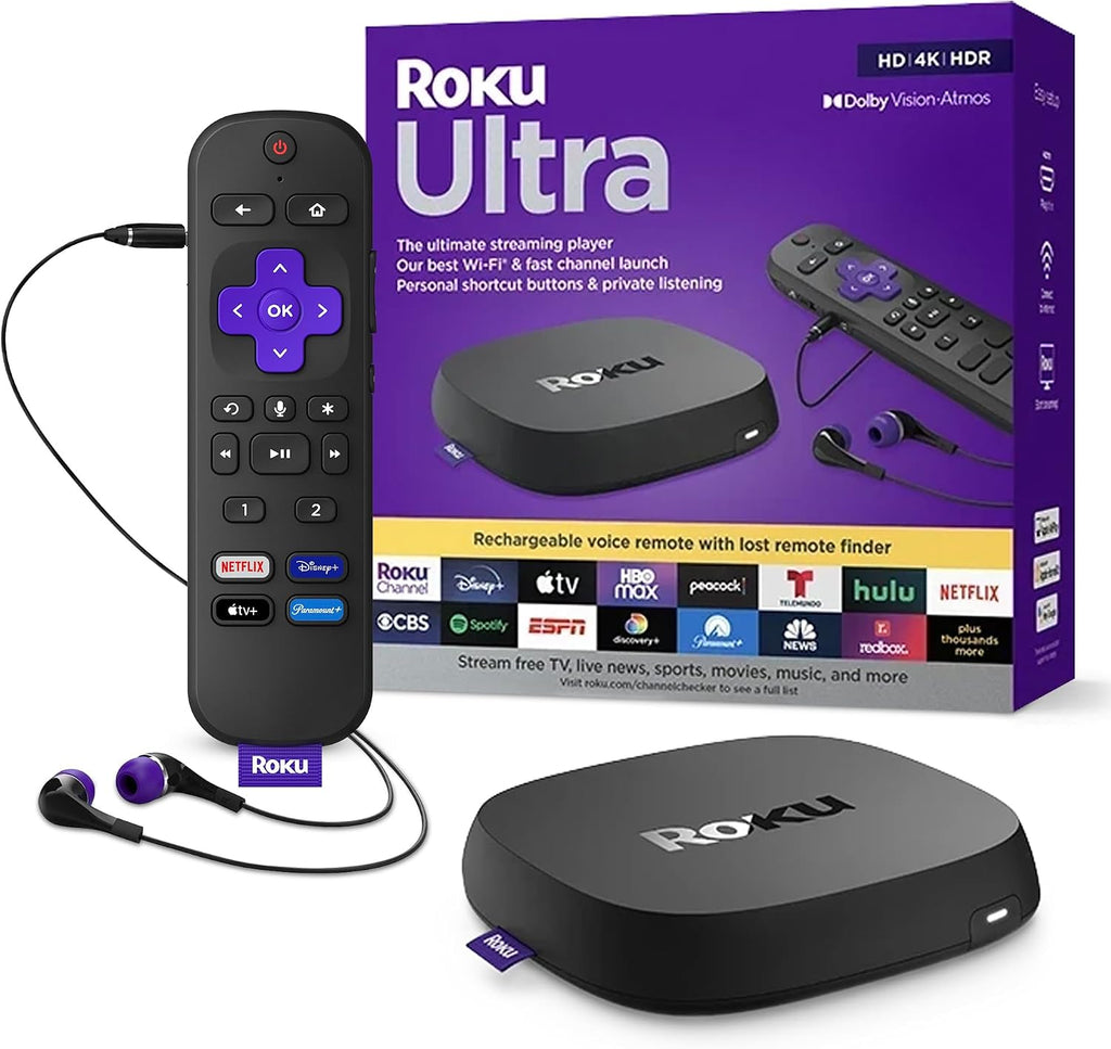 Roku Ultra, Ultimate Streaming Player - 4K Streaming Device para TV