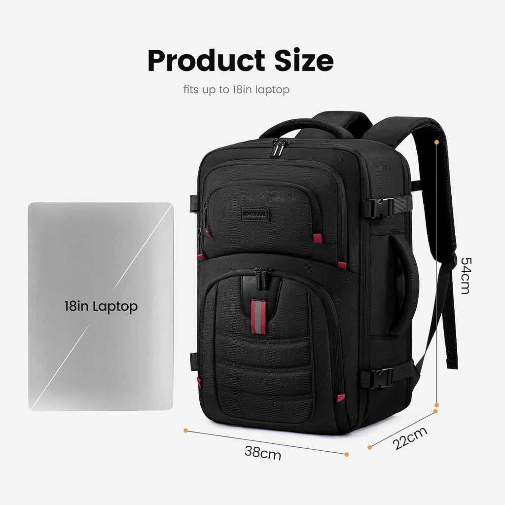 LOVEVOOK Mochila de viaje de 40L para hombres - Mochila de transporte