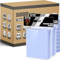 Fundas para Tarjetas Top Loaders para Tarjetas Coleccionables, Fundas Protectoras Suaves Penny para Tarjetas de Béisbol Aptas para Deportes, Fútbol Americano, Tarjetas MTG (5000 PIEZAS)