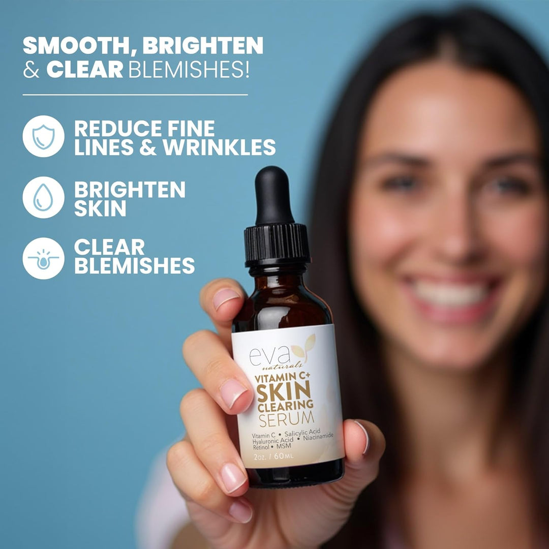 Suero de vitamina C para rostro con retinol y ácido salicílico \u20...