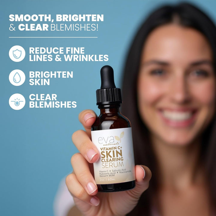 Suero de vitamina C para rostro con retinol y ácido salicílico \u20...