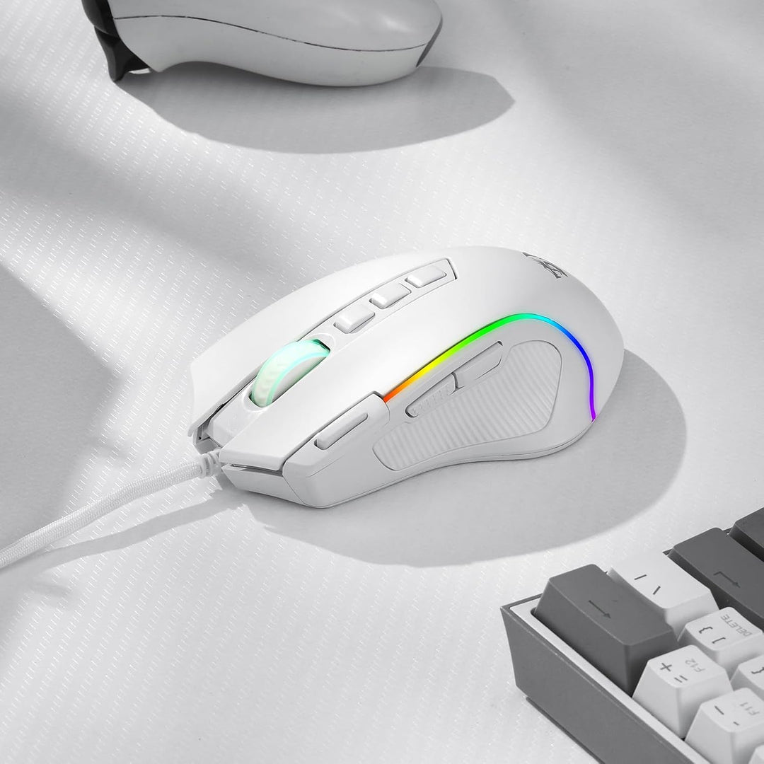 Redragon M612 Predator RGB - Mouse para juegos con cable óptico de...