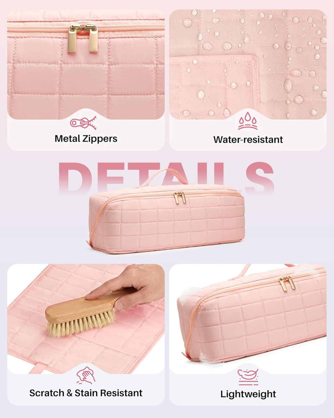 Noldena Hot Tools - Estuche de viaje con bolsa resistente al calor,...