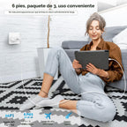 Bloque de cargador USB C rápido, paquete de 3 cables USBC a USBC de 6 pies de largo, cable para iPad, 20 W, iPhone 17 Pro Max, cargador de viaje, carga rápida para iPhone 17/17 Air/17 Pro/16/16e/16 Pro/16Plus/15/15Pro/Pro Max/Plus, iPad