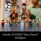 LEGO Harry Potter La casa madriguera conjuntos de construcción para adultos - Kits de casa de la familia Weasley de Harry Potter coleccionables con 10 minifiguras - Regalos para hombres y mujeres