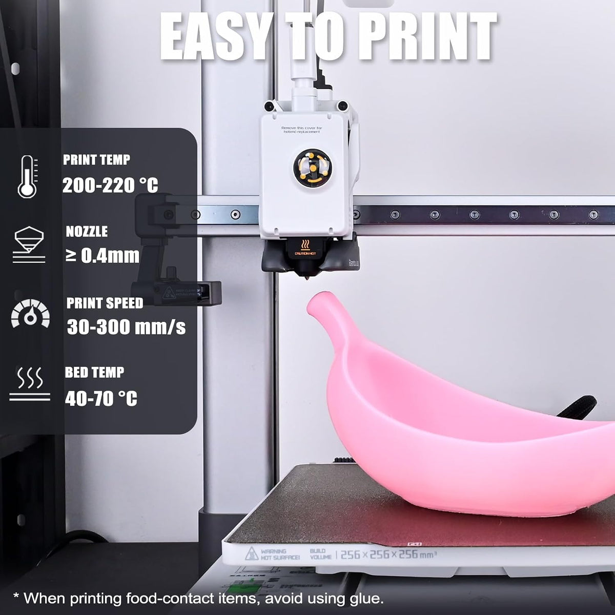 OVV3D Filamento PLA seguro para alimentos de 0.069 in y 2.2 lbs par...